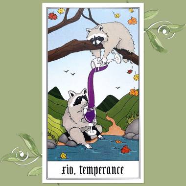 Trash Panda Tarot - Temperance