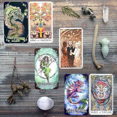 Mage The Awakening Tarot and Botanical Beasts Oracle