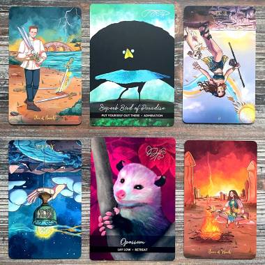 The Nomad Soul Warrior Tarot and The Glow Oracle