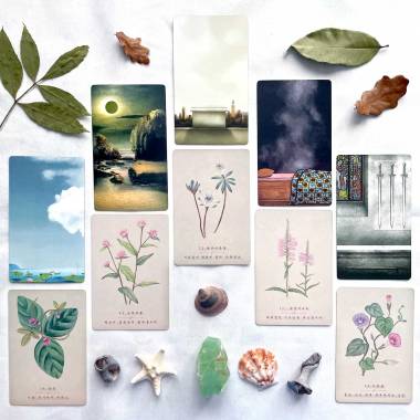 Location Tarot Spirit of Place and the Korean Wildflower Advice Oracle