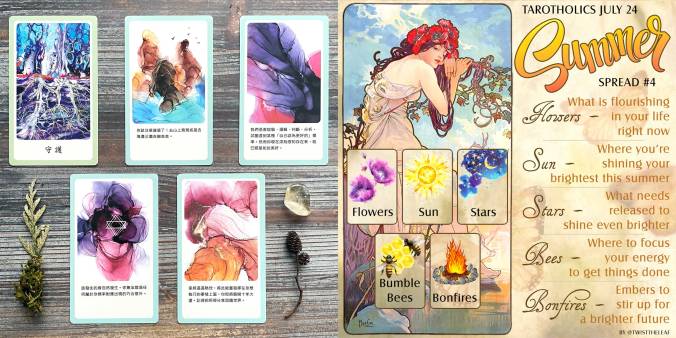 Summer Tarot Reading with the Energy Flow Oracle