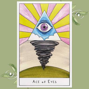 The Outsiders Tarot - Ace of Eyes - Ace of Swords