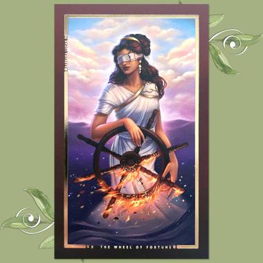Chromatic Fates Tarot - Wheel of Fortune