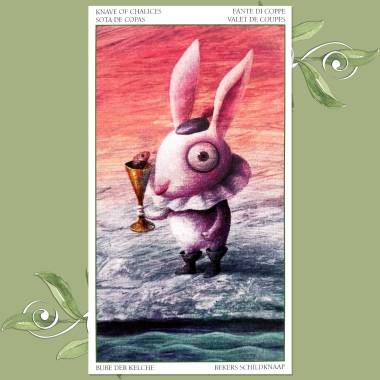 Tarot of the Magical Forest - Knave of Chalices - Page of Cups