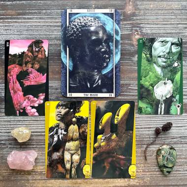 Primordial Tarot and the Gratitude Postcards Set