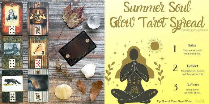 Summer Soul Glow Lenormand Reading with the Antiquitarian Lenormand