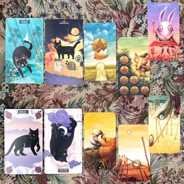 Black Cat Tarot and Tarot of the Secret Forest