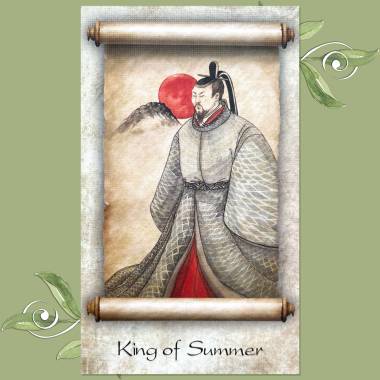 Tarot of Japanese Poetry - King of Summer