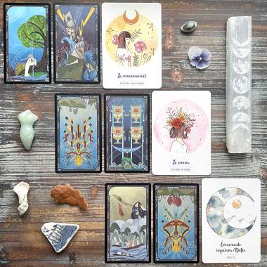 Broken Mirror Tarot Marseille Edition and Mission du Vie w/ Expansion