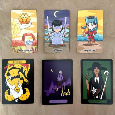 Autumn Miss Tarot and Bad Girl Tarot