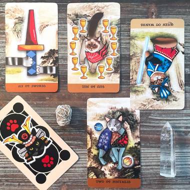 Cat Warrior Tarot