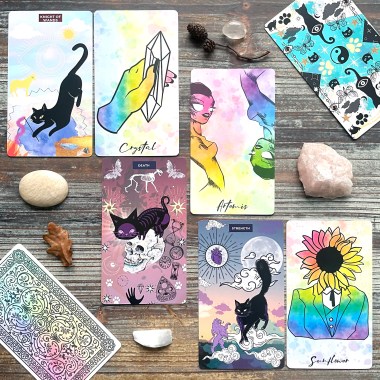 Black Cat Tarot and Mystic Garbage Oracle