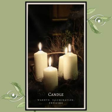 Yule Oracle - Candle Card