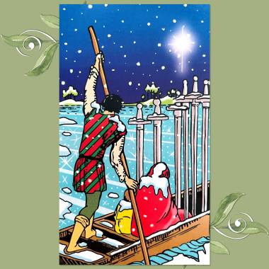 Winter Waite Tarot 2018 Edition - Six of Swords