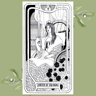 The Royal Court Tarot - Queen of Swords