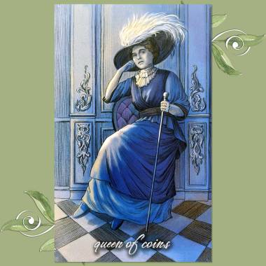 Titanic Tarot Spirits Rising Edition - Queen of Coins
