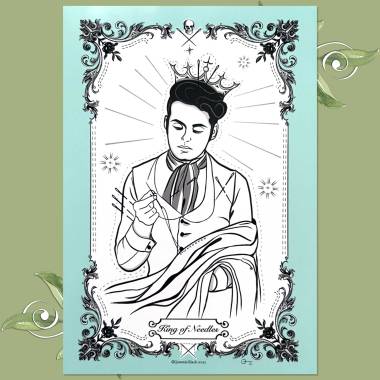 Stitchery Witchery Tarot - King of Swords