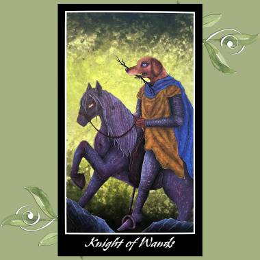 Ethereal Forest Tarot - Knight of Wands