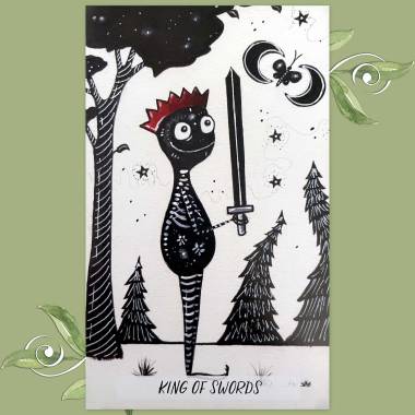 Cosmic Beings Tarot - King of Swords