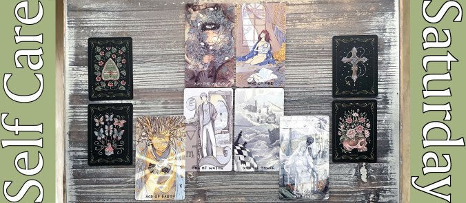 Self Care Saturday Tarot Reading with the Monsoon Tarot and Nocturnal Garden Lenormand