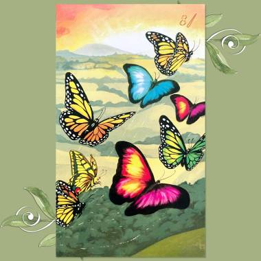 Alice's Alchemy Tarot - Eight of Wands