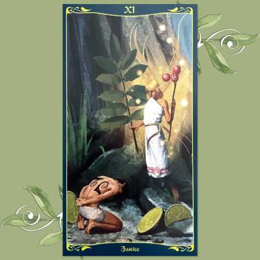 Tarot of the Celtic Fairies - Justice