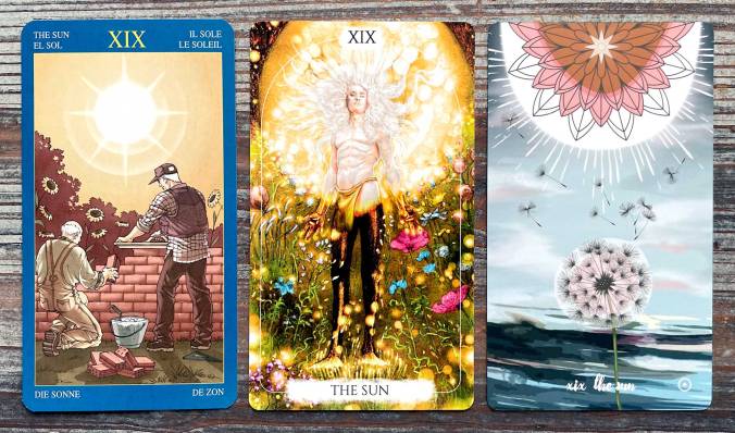 The Sun in the Gay Tarot, Spiritual Tarot, Meraki Tarot 2nd Edition