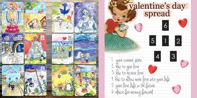 Valentine's Day Lenormand Reading with the Lovely Lenormand