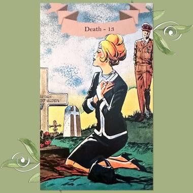 Golden Age of Romance Comics Tarot - Death card
