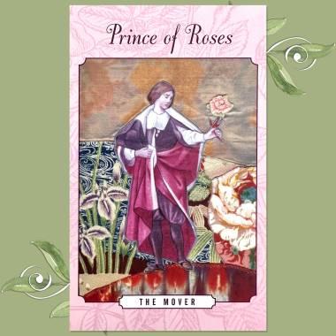 Enchanted Love Tarot - Princess of Roses - Page of Wands