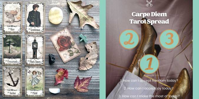 Carpe Diem Lenormand Reading with the Under the Roses Lenormand