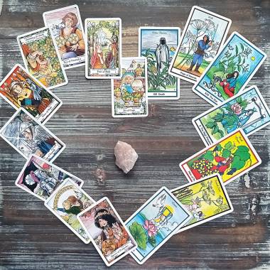 Hanson Roberts Tarot and The Herbal Tarot