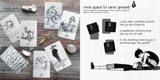 White Space Lenormand Reading with the Ink Sketch Lenormand