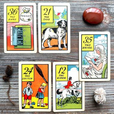 Old Gypsy Fortune Telling Cards ca.1940