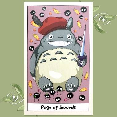 The Toro Tarot - Page of Swords