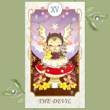 Cute Rabbit Tarot - The Devil