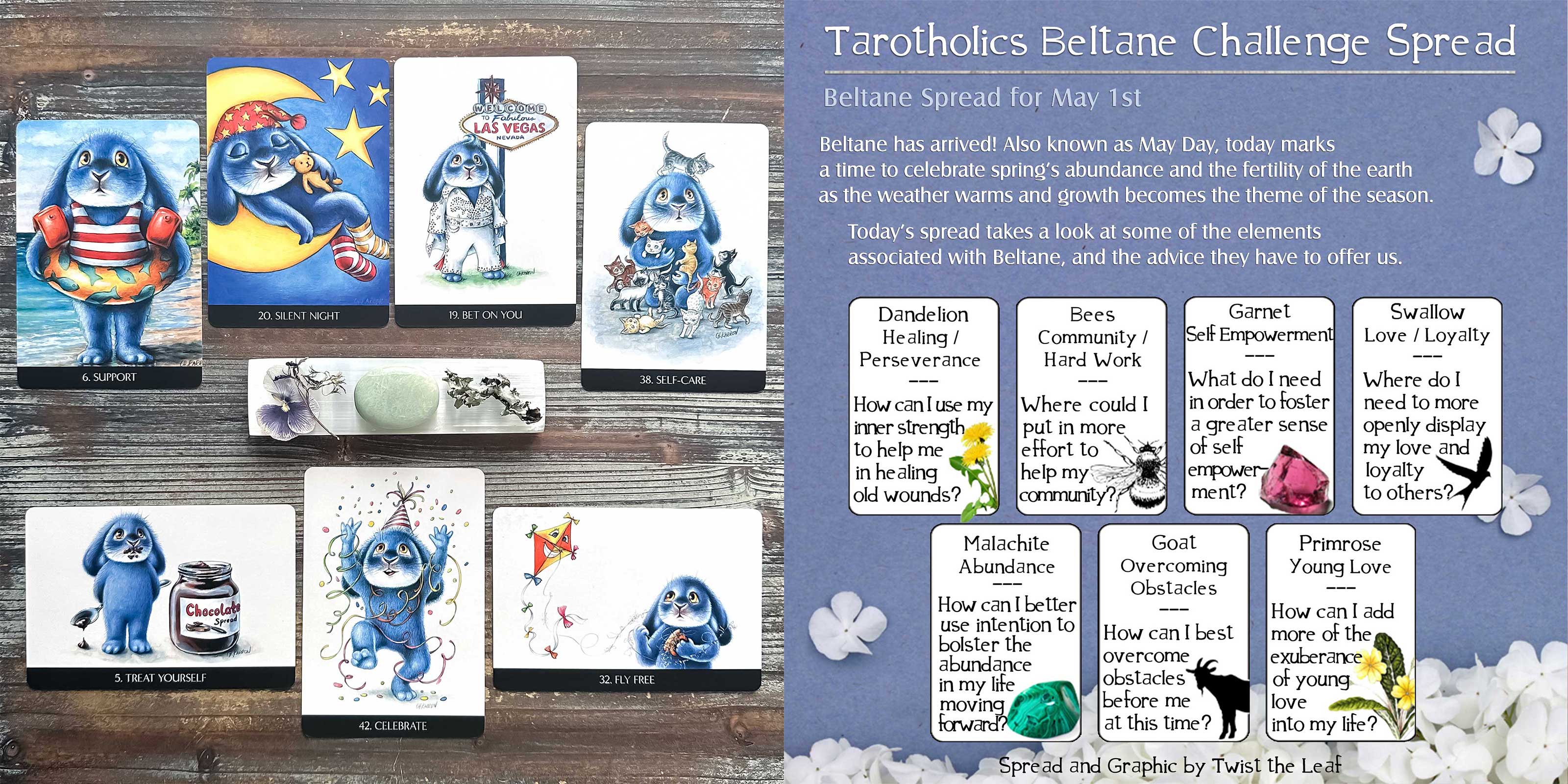 Beltane Oracle Reading with the Inner Child Oracle