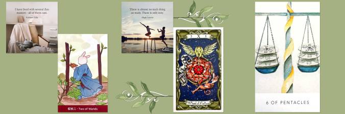 Sage Rabbit Tarot, Twilight Rabbit Tarot, White Sage Tarot