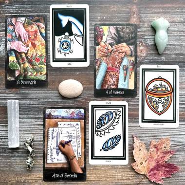 Out of Hand Tarot and A Voice From the Earth Cards