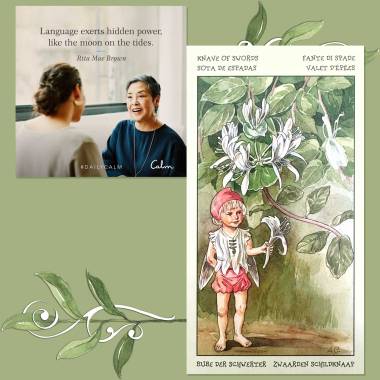 The Spirit of Flowers Oracle - Knave of Swords