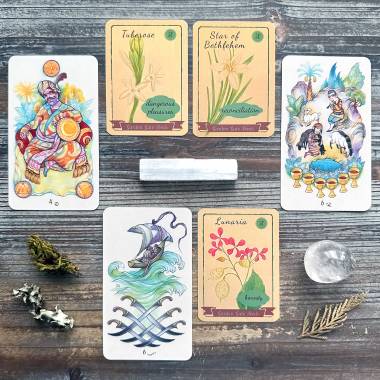 Alexander Daniloff's Orient Tarot and The Language of Flowers Oracle