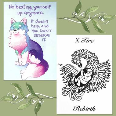 Bearded Journey Tarot B&W Edition and Thera-Pets Emotional Support Animal Cards