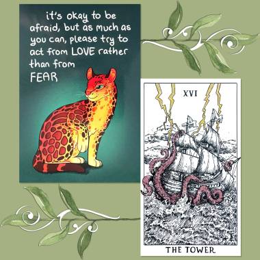 Tempest Tarot and Thera-Pets Emotional Support Animal Cards