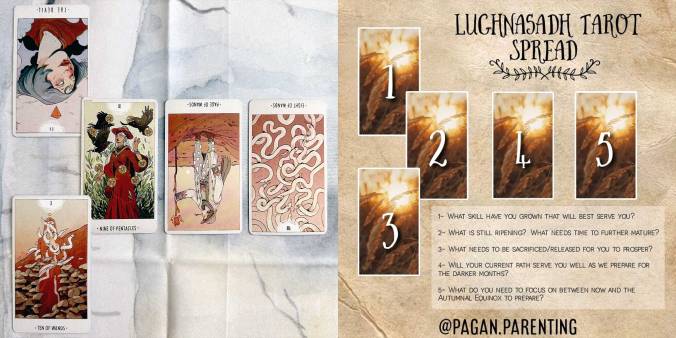Lughnasadh Tarot Reading with the White Neuman Tarot