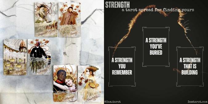 Strength Lenormand Reading with The Sirens' Song Kipper Cards