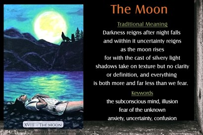 The Moon in the Modern Love Tarot