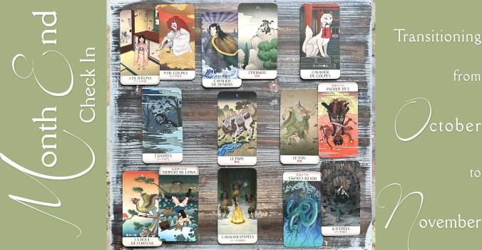 Month End Check In Tarot Reading with the Tarot Yokai