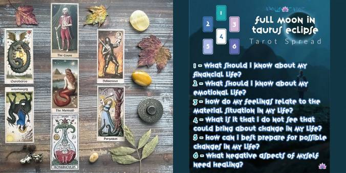 Full Moon In Taurus Eclipse Reading with the Zammer Twin's Oracle