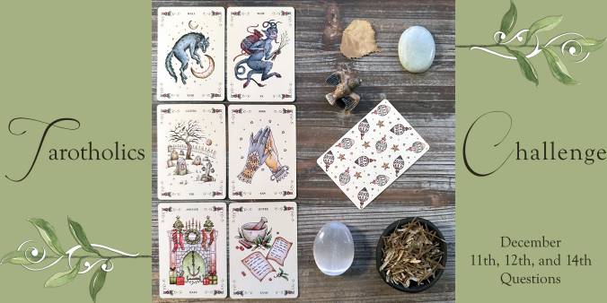 Tarotholics Challenge Lenormand Reading with the Yuletide Tales Lenormand