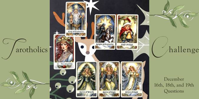 Tarotholics Challenge Tarot Reading with the Christmas Tales Tarot
